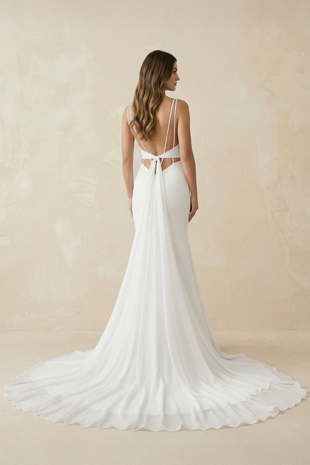 Mermaid Satin Sweetheart Wedding Dress in White - SHE IS ME Wedding Dresses