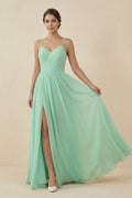 Sweetheart A - Line Chiffon Bridesmaid Dress - SHE IS ME Bridesmaid Dresses